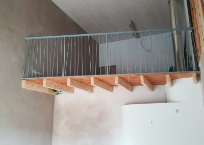 Enduit à la chaux naturelle.