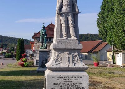 Monuments aux morts 1870/1871 et 1939/1945 Commune de Ronchamp