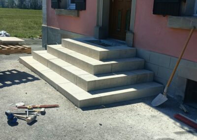 Escalier en pierre de Bourgogne