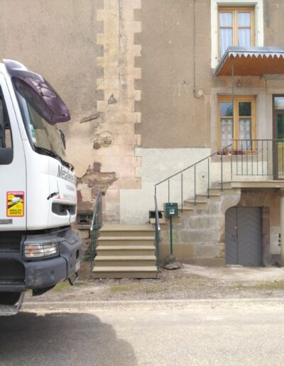 Après intervention T2P - Escaliers en Grès des Vosges