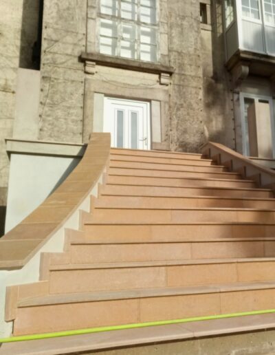 Escaliers - Château de Fougerolles - En rénovation