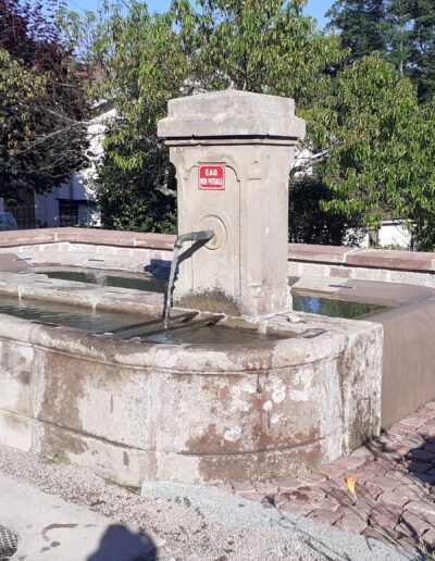 Fontaine de la Vieille Ville - Magny-Jobert - Après travaux