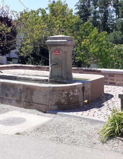 Fontaine de la Vieille Ville - Magny-Jobert - Chantier terminé