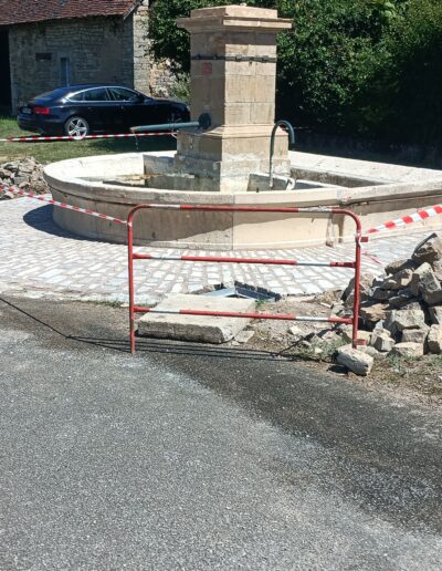 Fontaine du milieu - Nans - Après travaux