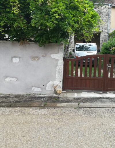 Maçonnerie - Enduit à la chaux naturelle - Façade Maison