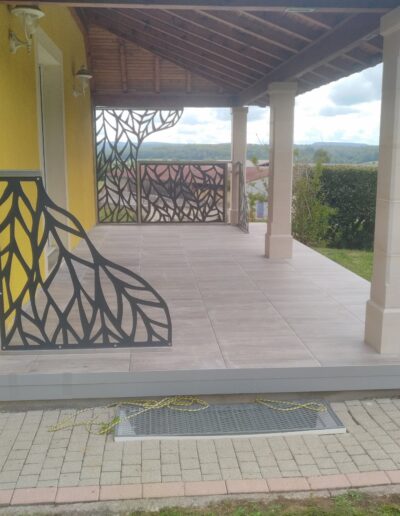 Création de piliers pour une Terrasse - Particuliers - Par T2P 2