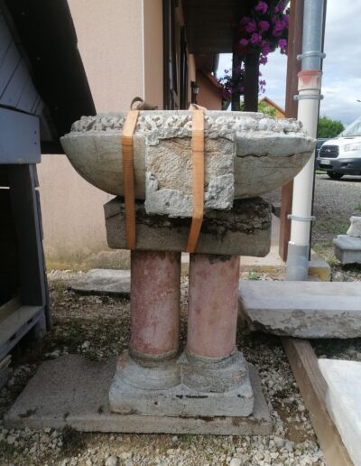 Bénitier avec Ornementation - Chantiers T2P