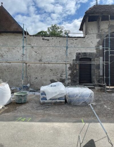 Rénovation du château de Bonnay - avant intervention T2P