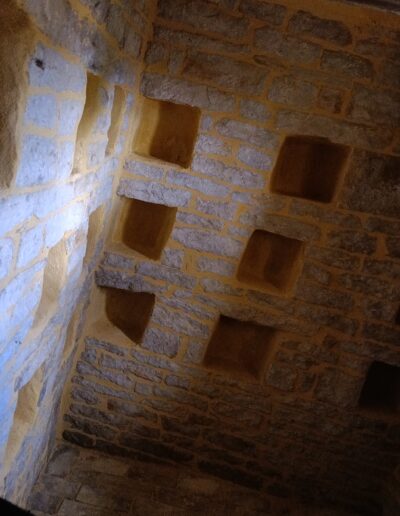 Joint à la chaux - intérieur joint - Pigeonnier - T2P 3