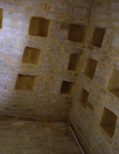 Joint à la chaux - intérieur joint - Pigeonnier - T2P