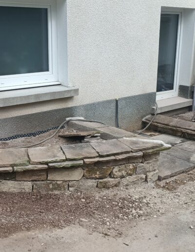 Murets en pierre - Couvertines Chantier T2P