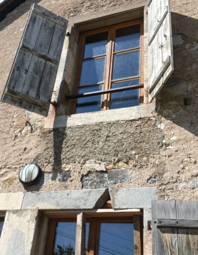 Ouvertures 3M - remplacement linteau et appuis avant - Maçonnerie - Travaux T2P 3